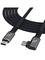 Wozinsky WPS2-UY41S USB-C Thunderbolt 4 240W 2m Angle Cable - Black – kuva 1