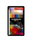 STABILO CarbOthello - Chalk Pastel Coloured Pencil - Metal Set 12 Pcs.