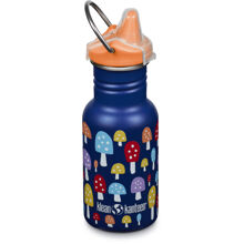 Kid Classic Narrow Sippy vattenflaska med pip 355 ml, leaping unicorns