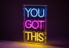 Fuj:tech Neon You got this seinävalaisin