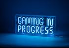 Fuj:tech Neon Gaming in progress seinävalaisin