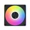 LIAN LI UNI FAN CL Wireless Reverse Blade PWM ARGB -tuuletin, nestelaakeri, 120 mm, musta – kuva 1