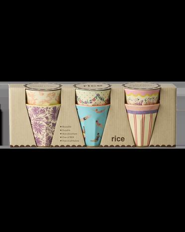 Rice - Melamine Cups with Glory Days Prints - Small - 160 ml – kuva 1/1