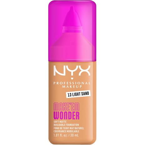 NYX PROFESSIONAL MAKEUP Make Em Wonder Foundation 13 Light Sand – kuva 5/8