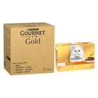96 x 85 g Jumbo Pack Gourmet Gold + 4 x 57 g Revelations Fine Cuts ilmaiseksi! - Mureaita paloja kastikkeessa: nauta, kana & maksa, lohi & kana, kalkkuna & ankka