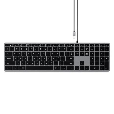 Satechi Slim W3 Wired Backlit Keyboard, näppäimistö – kuva 6/8