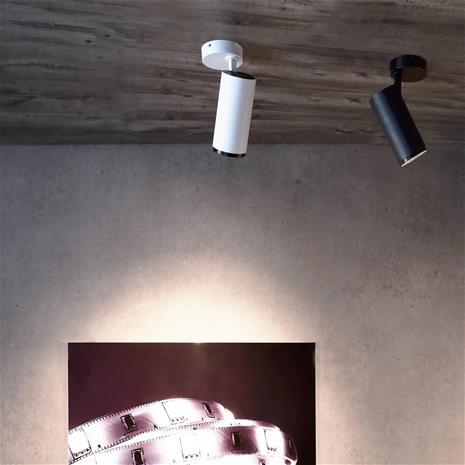 LED-kattokohdevalo Lucea, 10 W, valkoinen