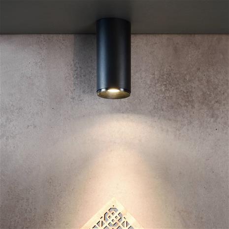 LED-kattovalaisin Lucea 30 W, musta
