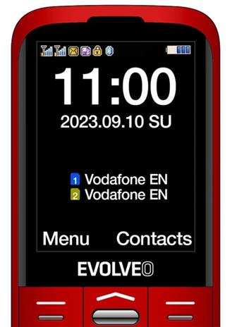 EVOLVEO EasyPhone XO 2G 32/32MB, senioripuhelin – kuva 3/7