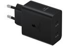 Samsung EP-T5020 50W Duo, USB-A + USB-C -laturi, Musta