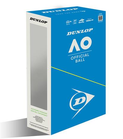 Dunlop Australian Open -tennispallo, 8 kpl, eco