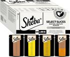 120x85g annospussit valikoima kastikkeessa siipikarjalajitelma Sheba kissan märkäruoka