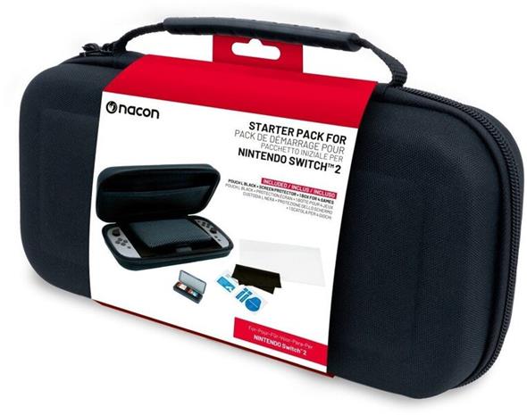 Nintendo Switch 2, säilytyskotelo ja näytönsuoja