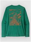 Patagonia Cap Cool Daily - Cloud Crag Longsleeve Lycra gem green / light xdye Miehet