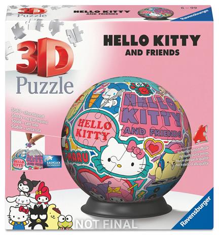 Ravensburger Hello Kitty 3D Puzzle, 72pc 3D Palapeli