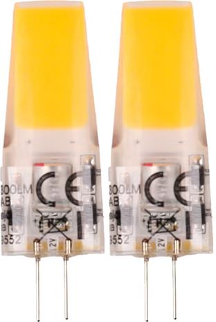 LED-lamppu G4 12 V 2,8 W, 2 kpl