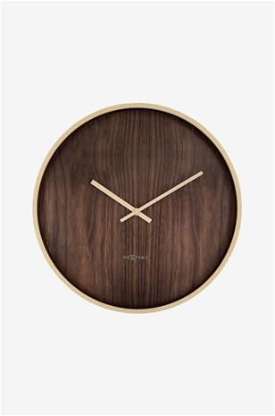 NeXtime - Oslo Large Seinäkello 50 cm Ruskea