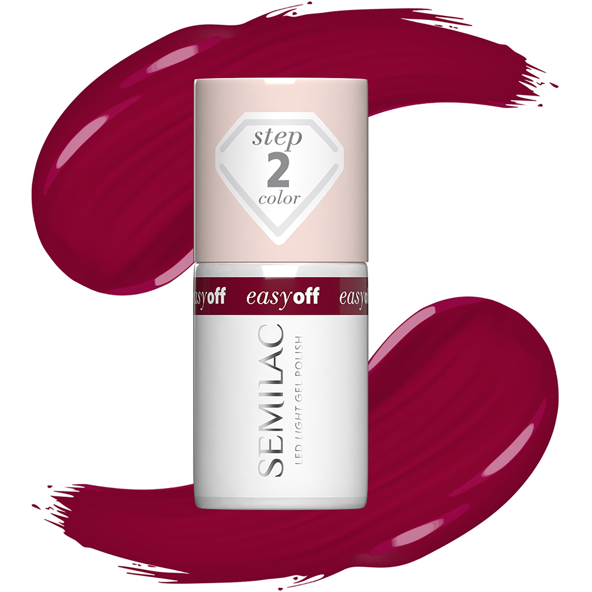 SEMILAC Easy Off LED Light Gel Polish Cherry Coke