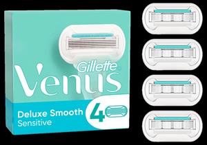 Gillette Venus Extra Smooth Sensitive, vaihtoterät 4 kpl