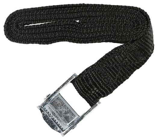 Kiinnityshihna musta, leveys 25 mm