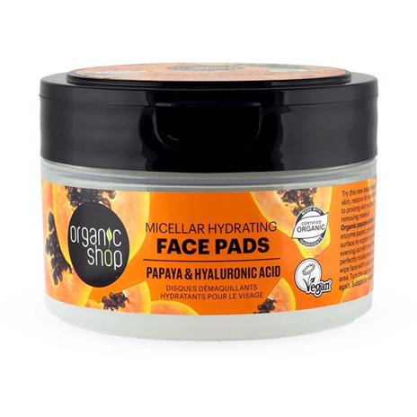 Organic Shop Micellar Hydrating Face Pads 20 pcs