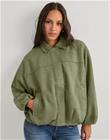 Nelly - Vihreä - Puffy Pleat Brushed Jacket