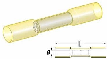 Kutistejatko 4.0-6.0mm² ( 25 kpl), Autoline