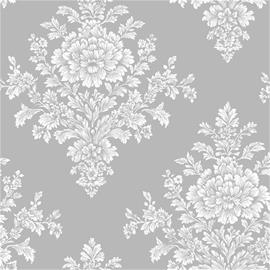 Karlsborg Grey - 1074301-03 Tapetti