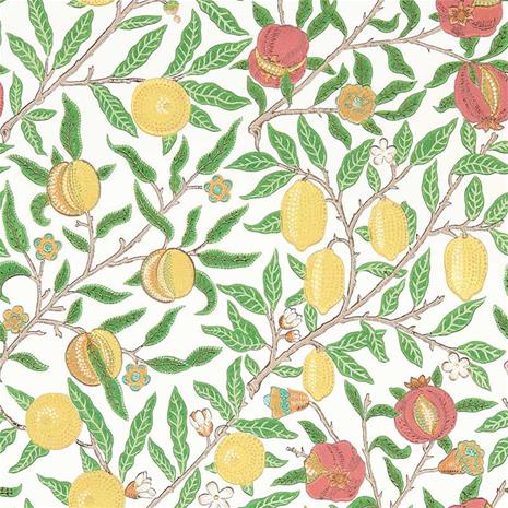 Fruit Leaf Green/Madder - 217086 Tapetti