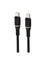 Dudao L25C USB-C 1m 60W Soft Braided Cable - Black – kuva 1