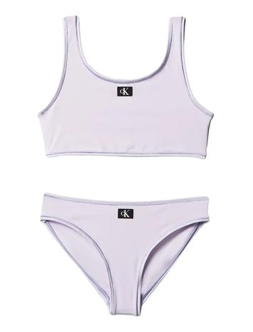 Calvin Klein Bralette Bikini Set - Black - 164-170