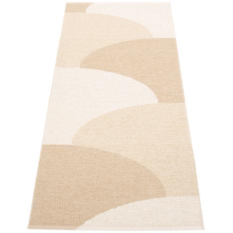 Pappelina Hill matto 70 ä— 180 cm, vanilla/beige/cream