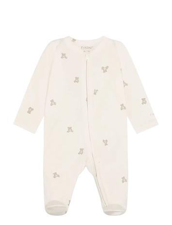 Fixoni Nightsuit W. Feet - Cream - 86