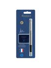 Waterman Allure Stainless Steel Fountain pen F Blu