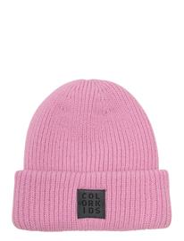 Color Kids Beanie W. Wool - Navy - 1-3Y