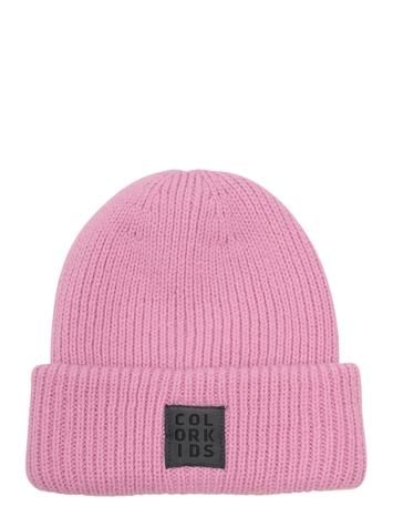 Color Kids Beanie W. Wool - Navy - 1-3Y