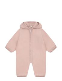 Huttelihut Pram Suit Wool Fleece - Beige - 104