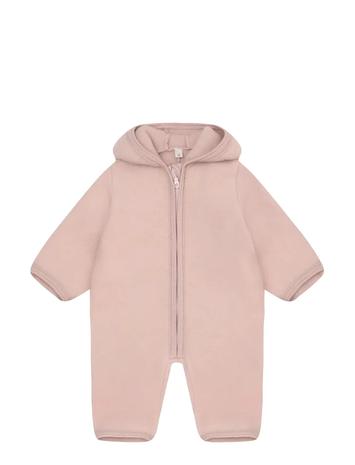 Huttelihut Pram Suit Wool Fleece - Beige - 104