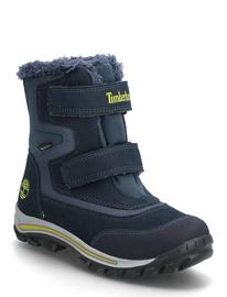 Timberland Mid Hook & Loop Gtx Snow Boot Talvikengät Tarroilla Navy Timberland