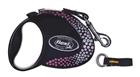 flexi Glam Composition kelatalutin, musta koko S: enintään 12kg (3m) koirille