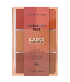 REVOLUTION Everything Base Face Icon Complexion Palette Meikkipaletti 5 g Dark