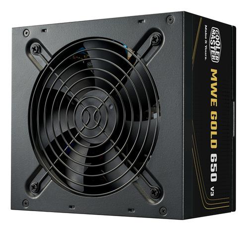 Cooler Master MWE Gold V3 650W -virtalähde, 80 Plus Gold