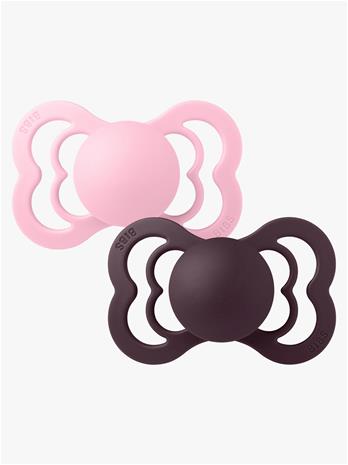 BIBS - Pacifier Supreme - Baby Pink/Plum - Size 2