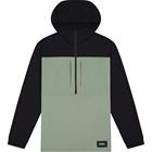 Mons Royale Offgrid Merino Fleece 1/2 Zip, pusero, miesten, vihreä/musta