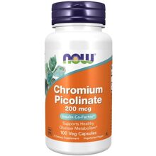 NOW Chromium Picolinate 200 mcg 100 kapselia