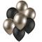Ilmapallokimppu - Prosecco-musta, 30 cm, 7 kpl – kuva 1
