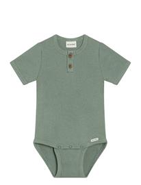 Minymo Body Ss Rib - Grey - 68