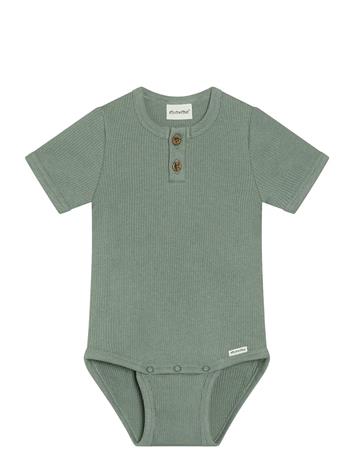 Minymo Body Ss Rib - Grey - 68
