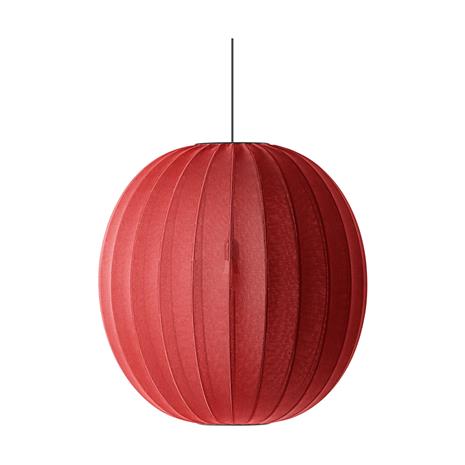Made By Hand Knit-wit Riippuvalaisin Pyöreä 75 Cm - Kattolamput Polyesteri Maple Red - KW75 MR
