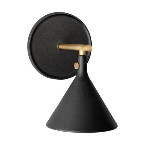 Audo Copenhagen - Cast Sconce Seinävalaisin IP44 Musta